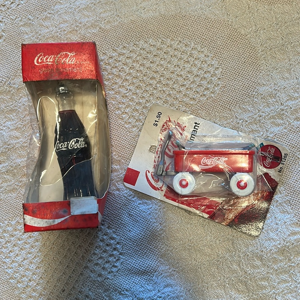 Coca-Cola ornaments